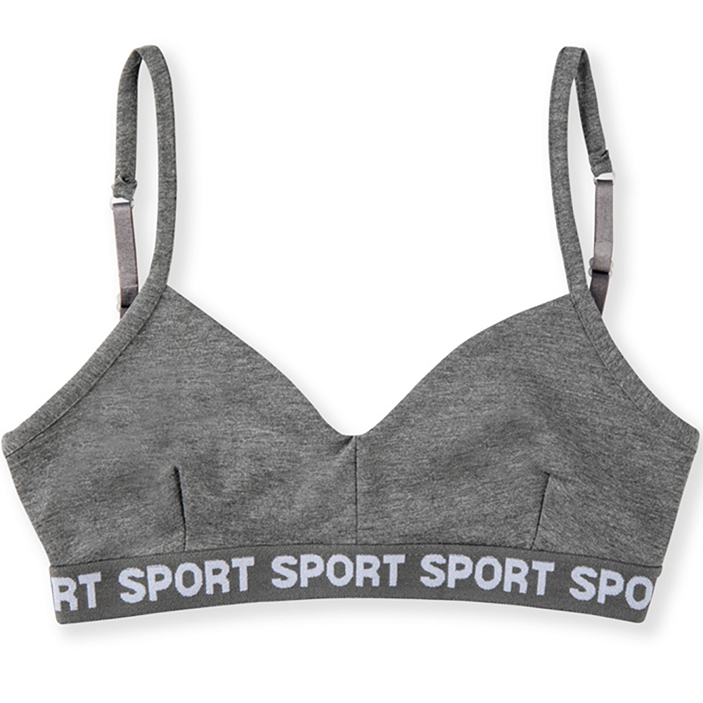 4026-22 Топ для девочки серый (BAYKAR)