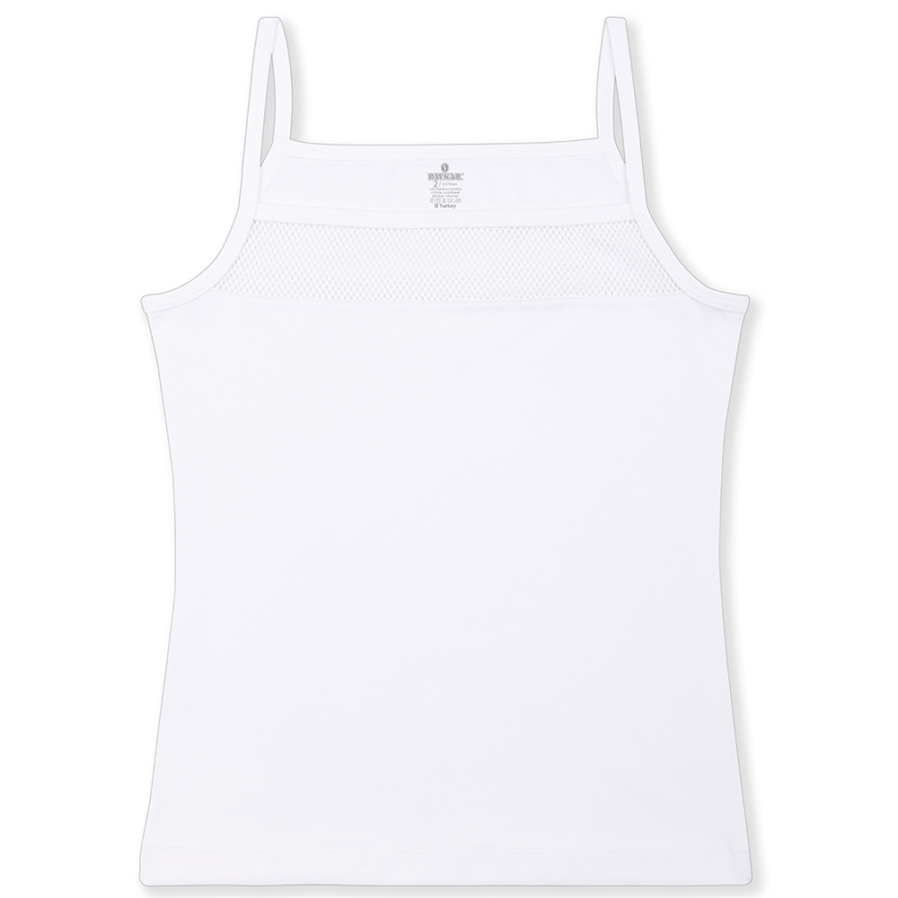 4192-01 Майка для девочки белая (BAYKAR)