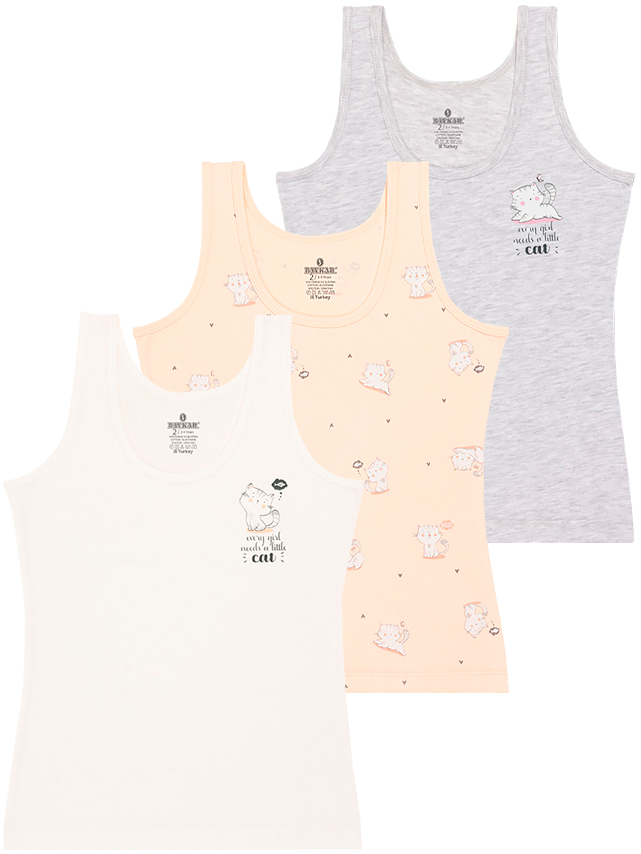 4876 Майка для девочки многоцвет (BAYKAR)