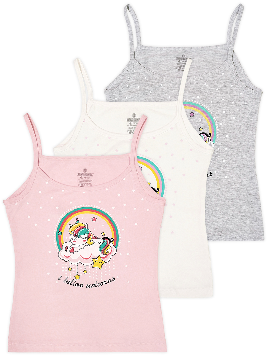 4580 Майка для девочки многоцвет (BAYKAR)