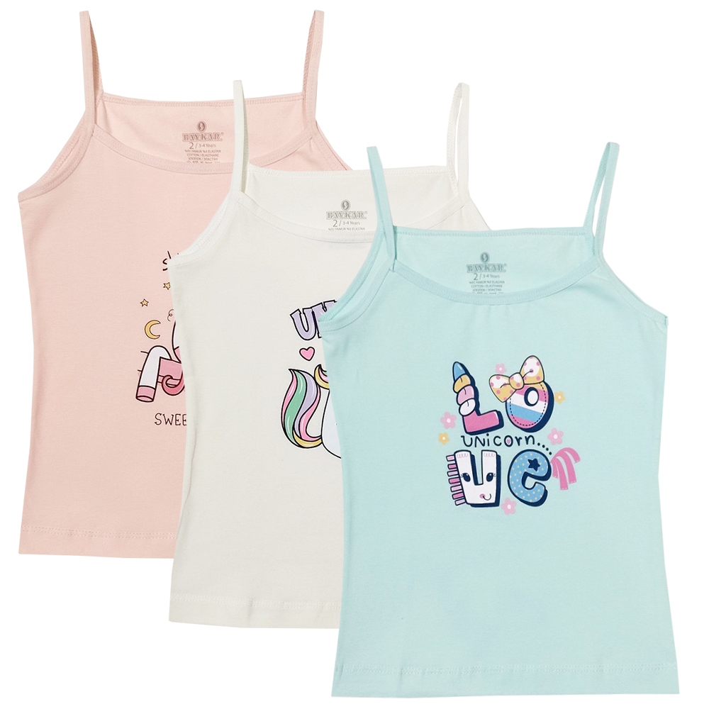 4690 Майка для девочки многоцвет (BAYKAR)