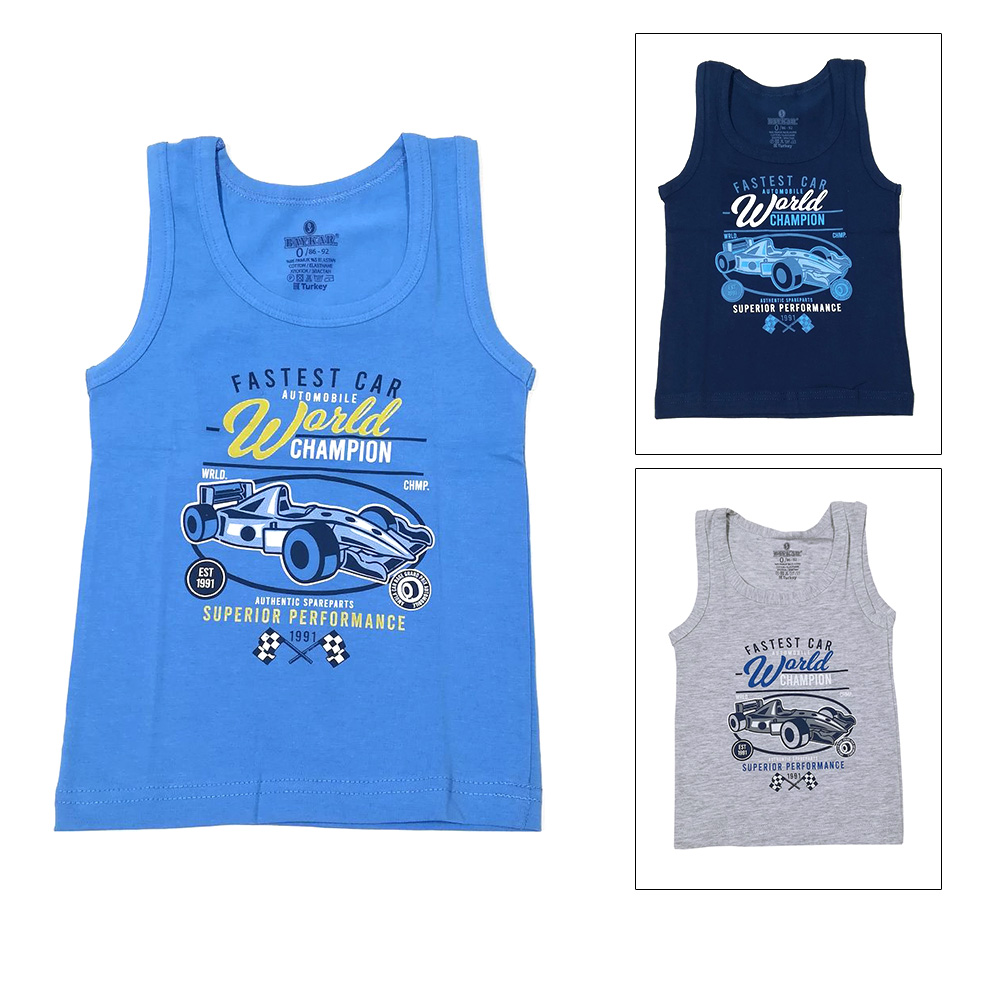 2670 Майка для мальчиков многоцвет (BAYKAR)