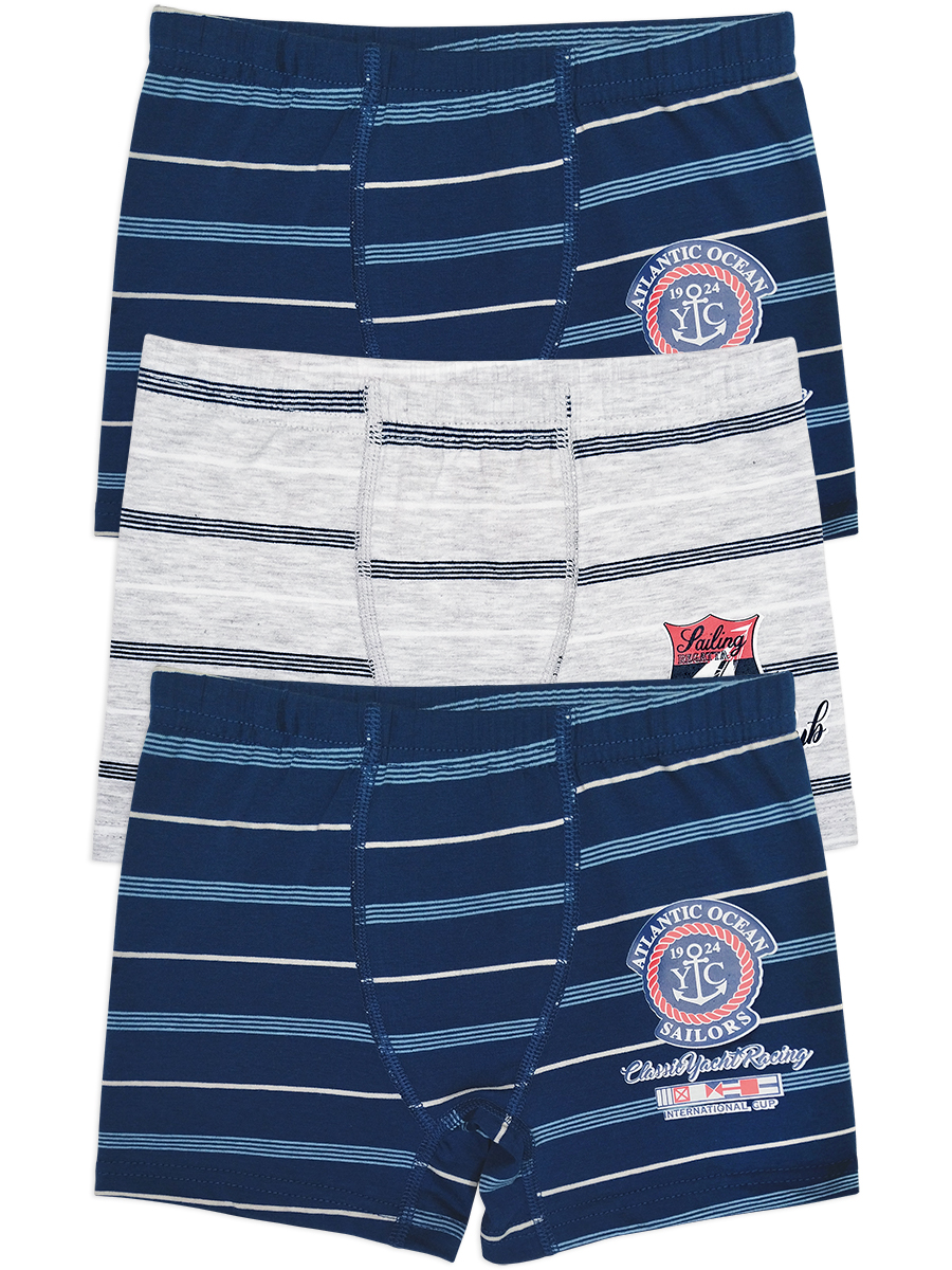 3985 Боксеры для мальчиков многоцвет полоска (BAYKAR)