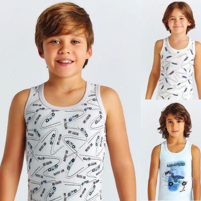 2627 майка для мальчиков многоцвет (BAYKAR)