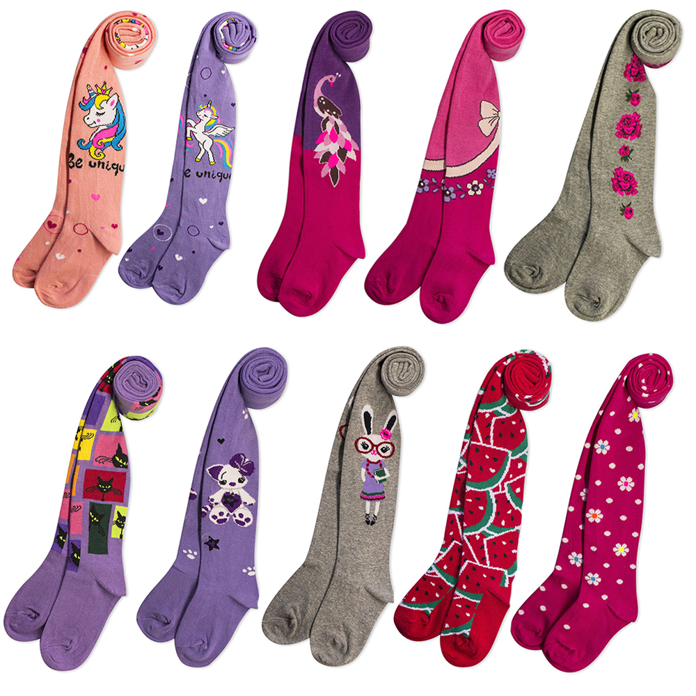 К46 Колготки для девочки микс