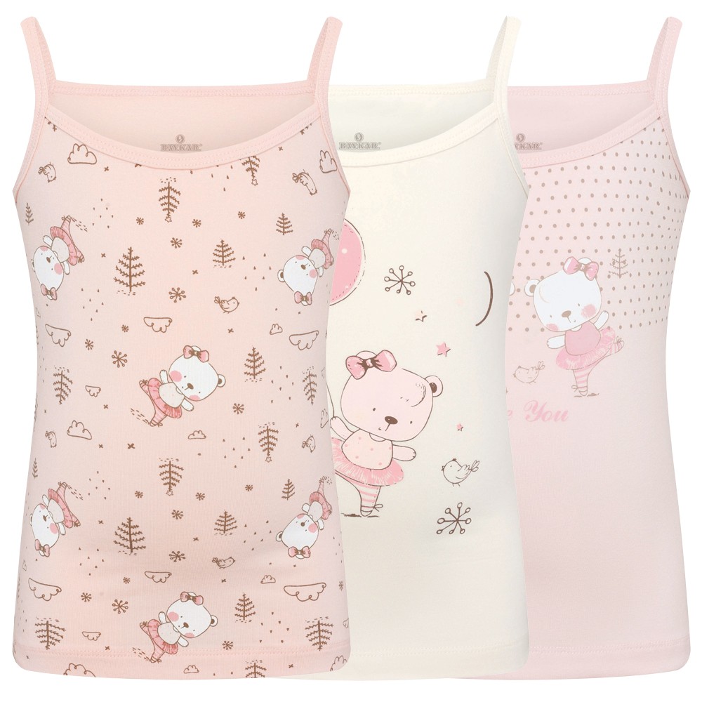 4250 Майка для девочек многоцвет (BAYKAR)