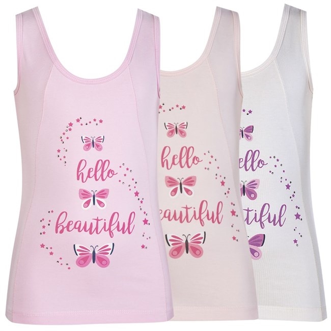 4558 Майка для девочек многоцвет (BAYKAR)