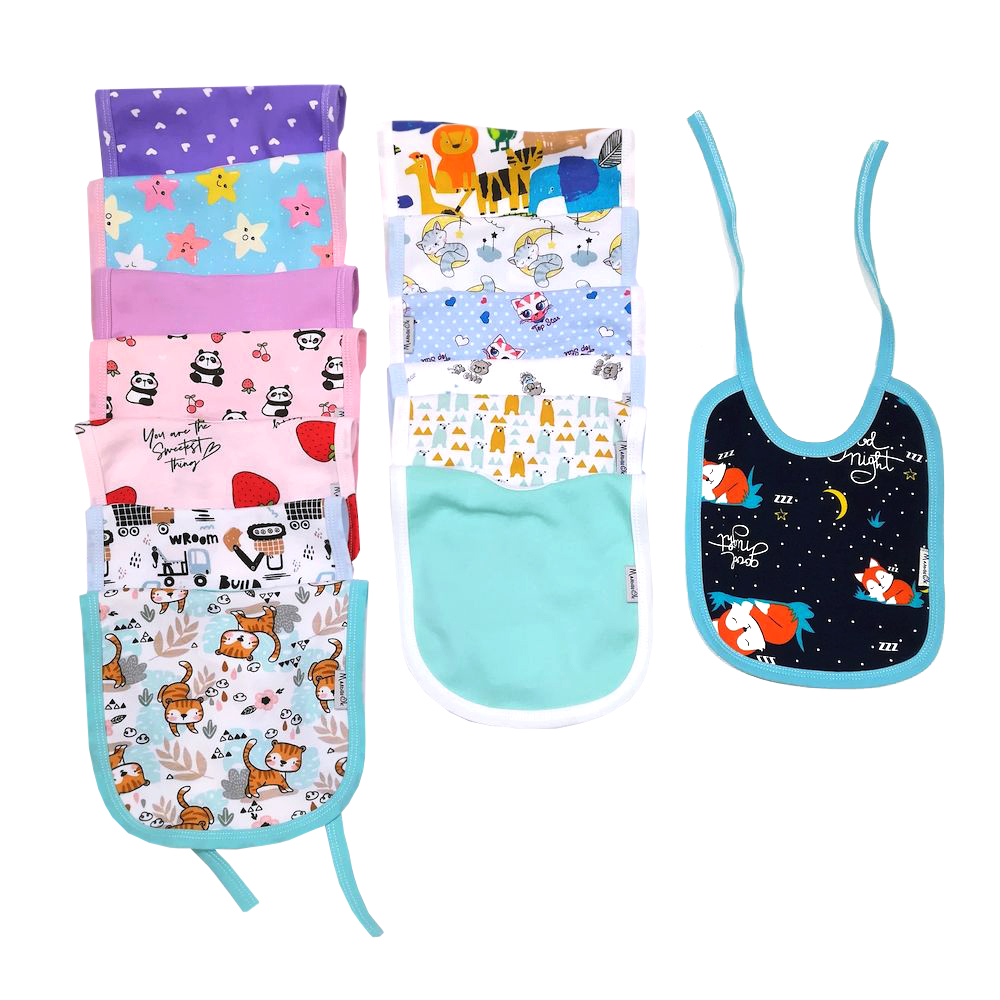 107/ Слюнявчик для малыша (интерлок)