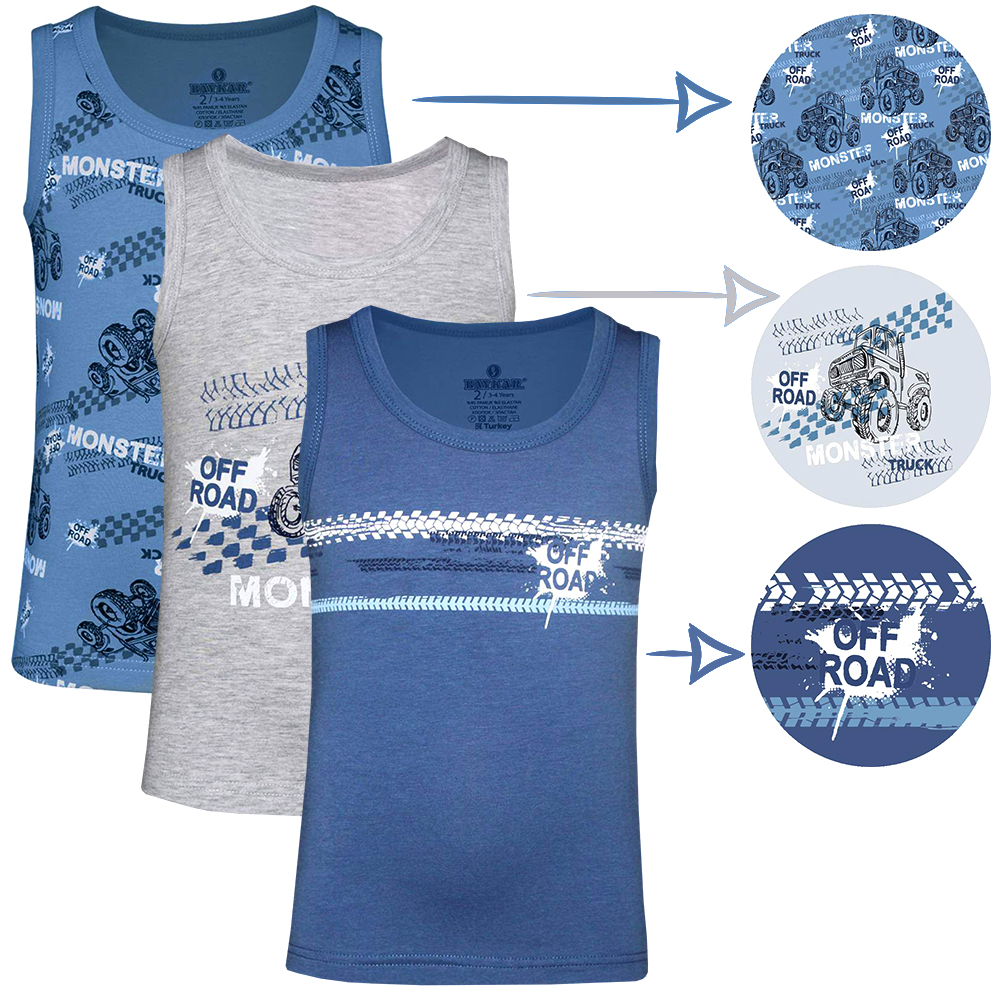 2378 Майка для мальчика многоцвет (BAYKAR)