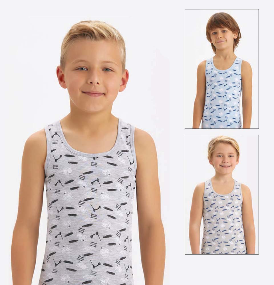 2654 Майка для мальчиков многоцвет (BAYKAR)