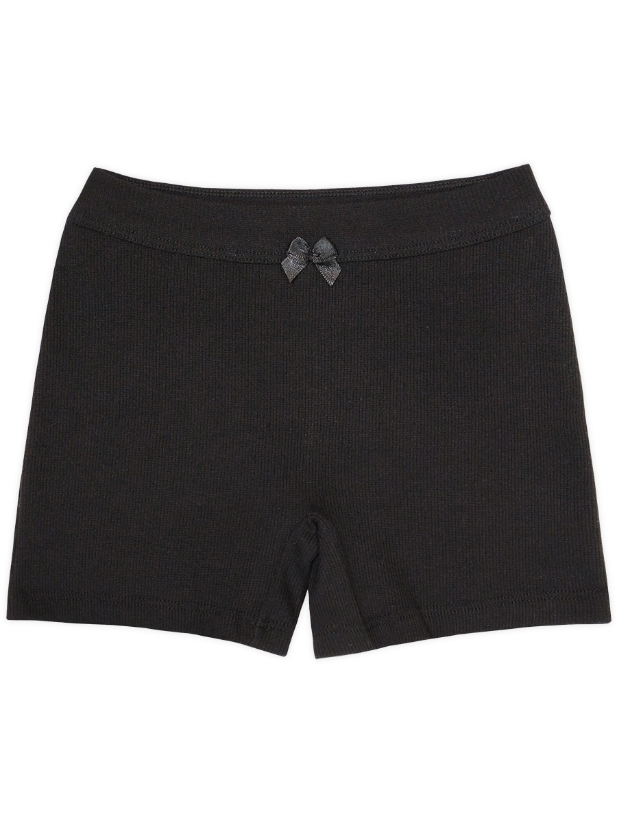 5111-02 Трусы шорты для девочки черные (BAYKAR)