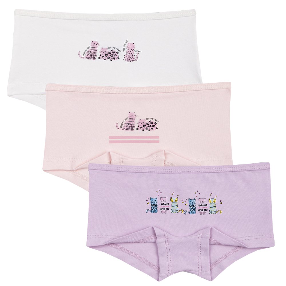 5338 Трусы шорты для девочек многоцвет (BAYKAR)