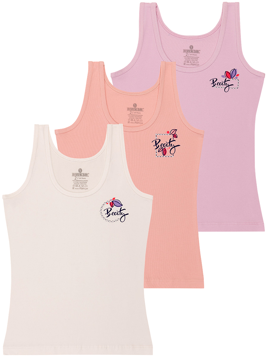 4888 Майка для девочки многоцвет (BAYKAR)