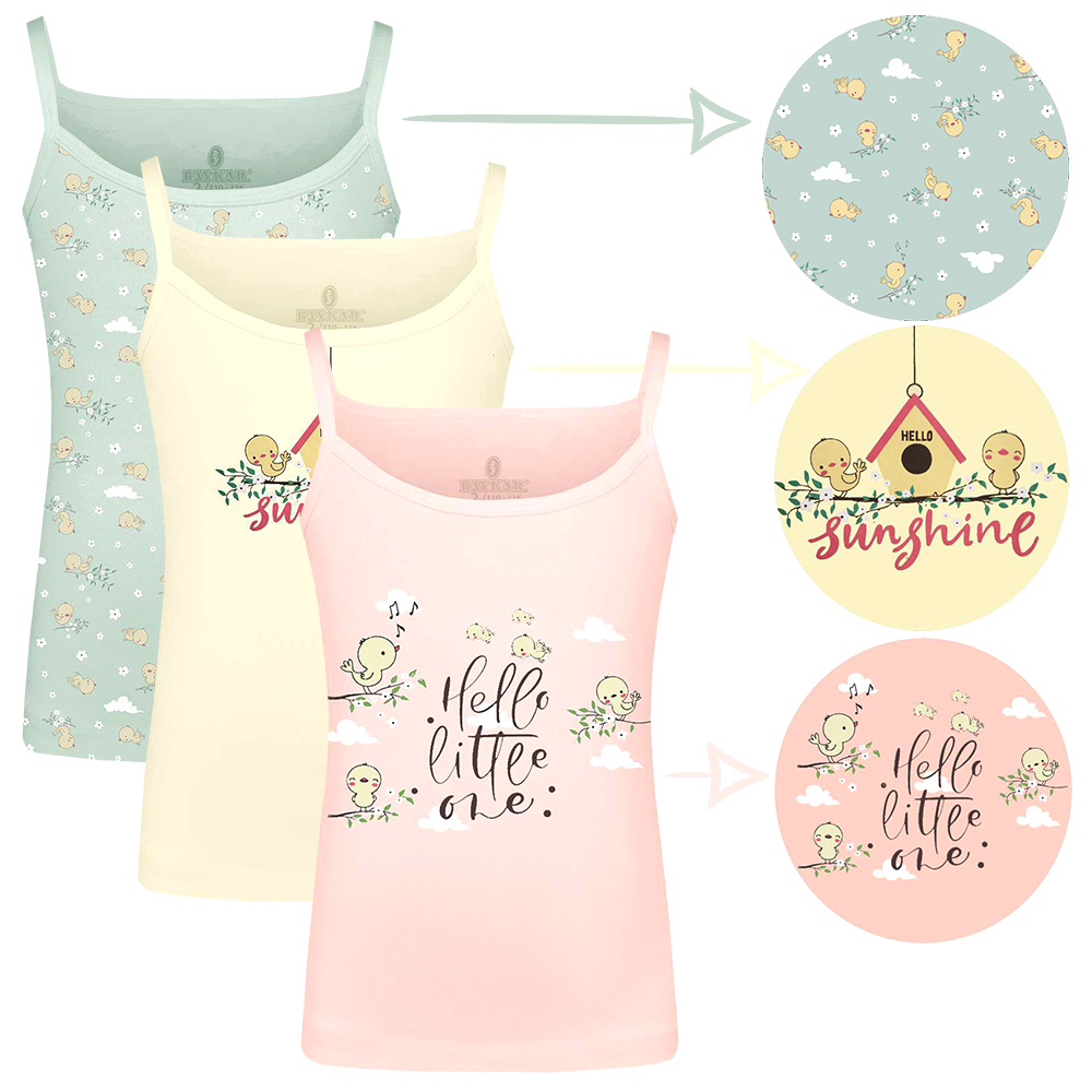 4662 Майка для девочки многоцвет (BAYKAR)