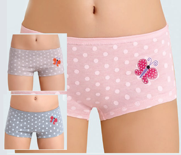 5536 Трусы шорты для девочек многоцвет (BAYKAR)