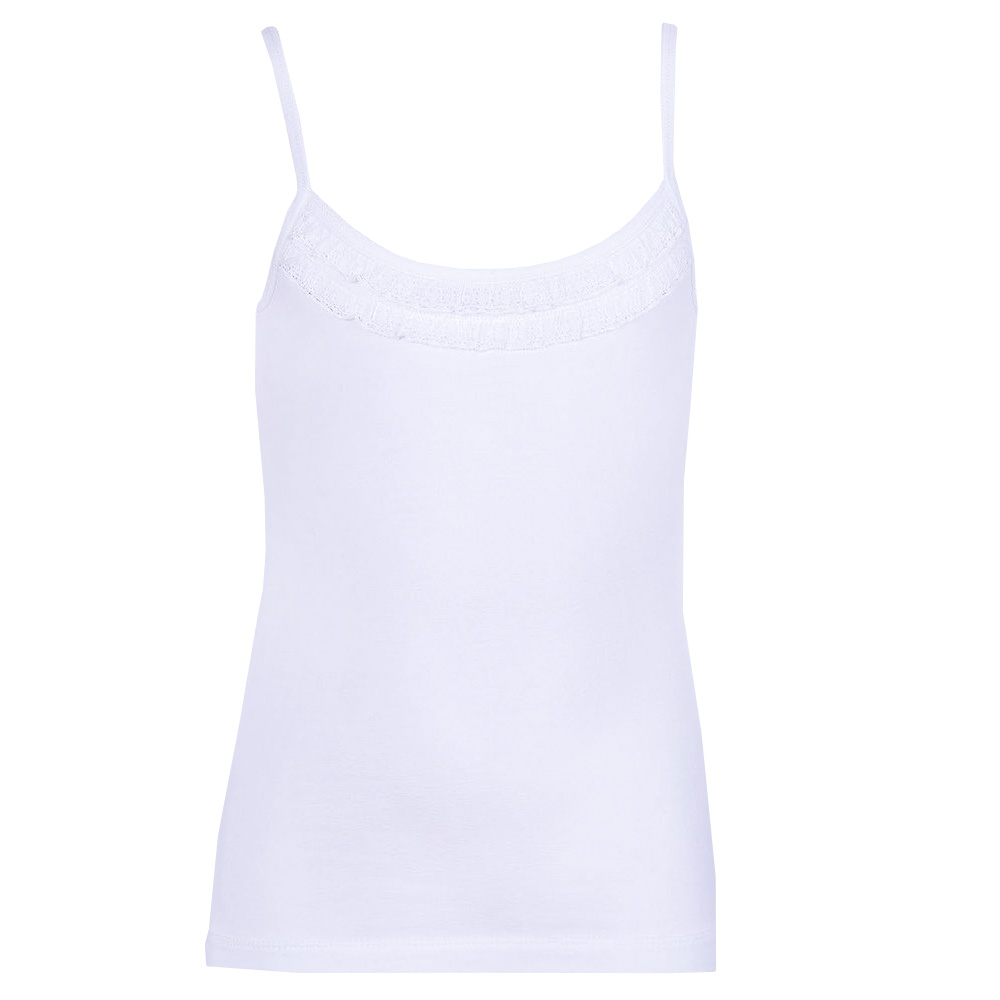 4230-01 Майка для девочек белая (BAYKAR)