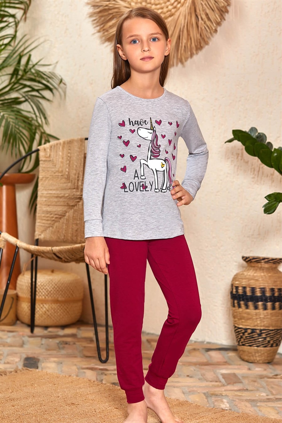 9125 Пижама девочка, цвет 220 (BAYKAR)