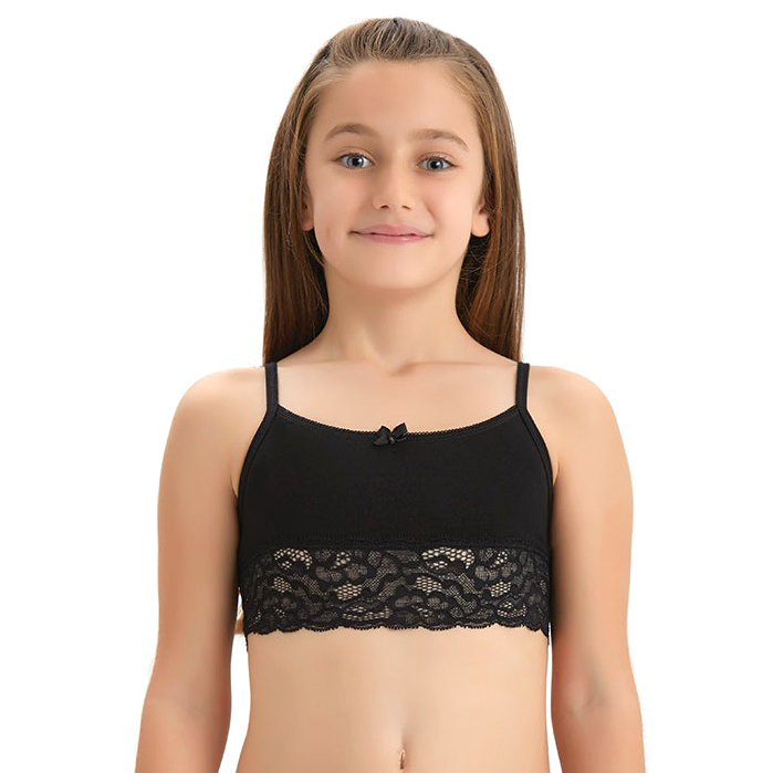 4940-02 Топ девочка черный (BAYKAR)