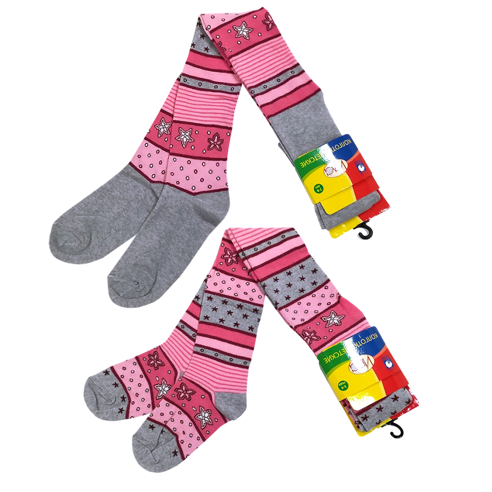 К46 Колготки для девочки (полоска)