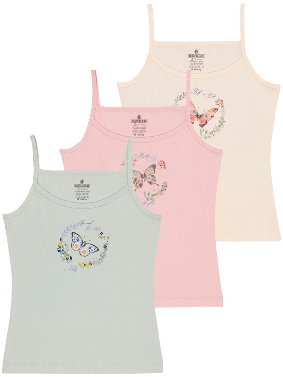 4850 Майка для девочки многоцвет (BAYKAR)