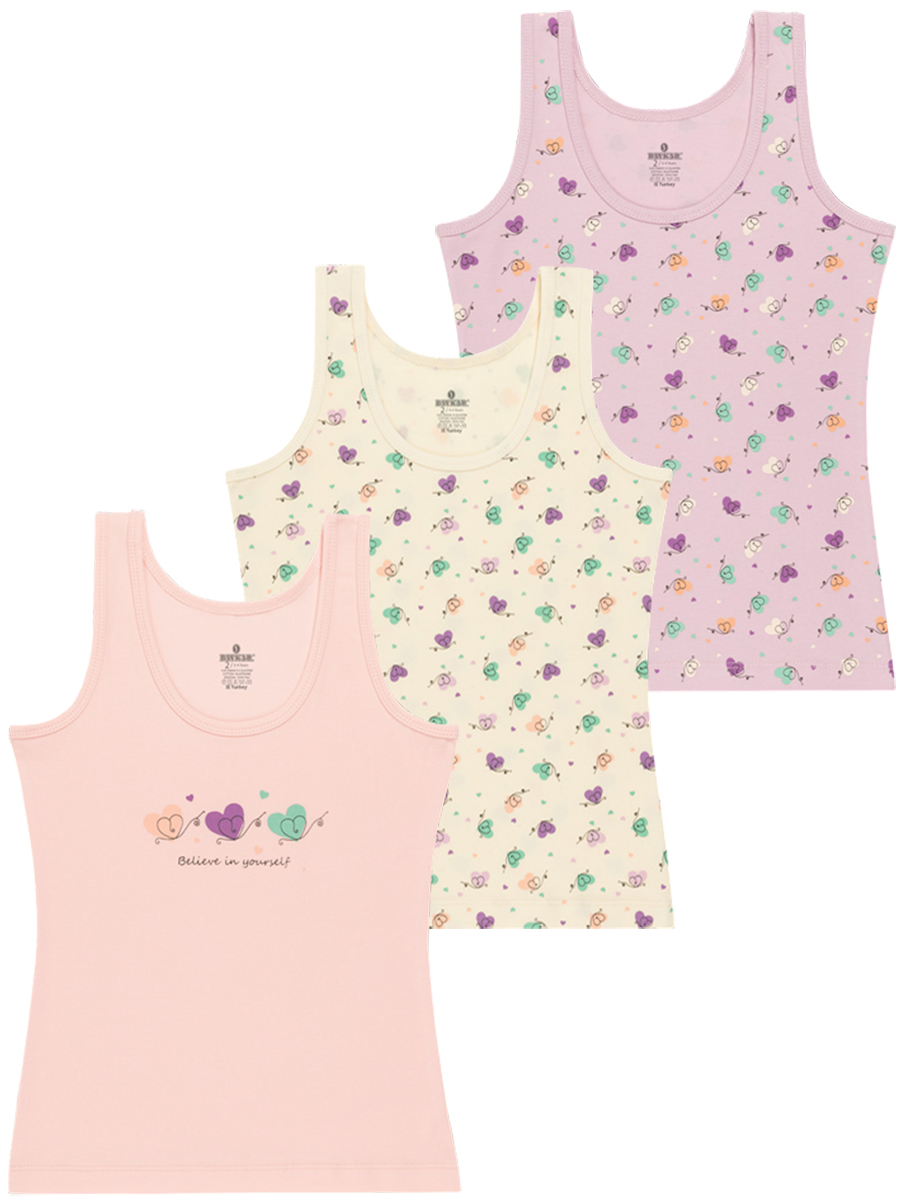 4748 Майка для девочек многоцвет (BAYKAR)