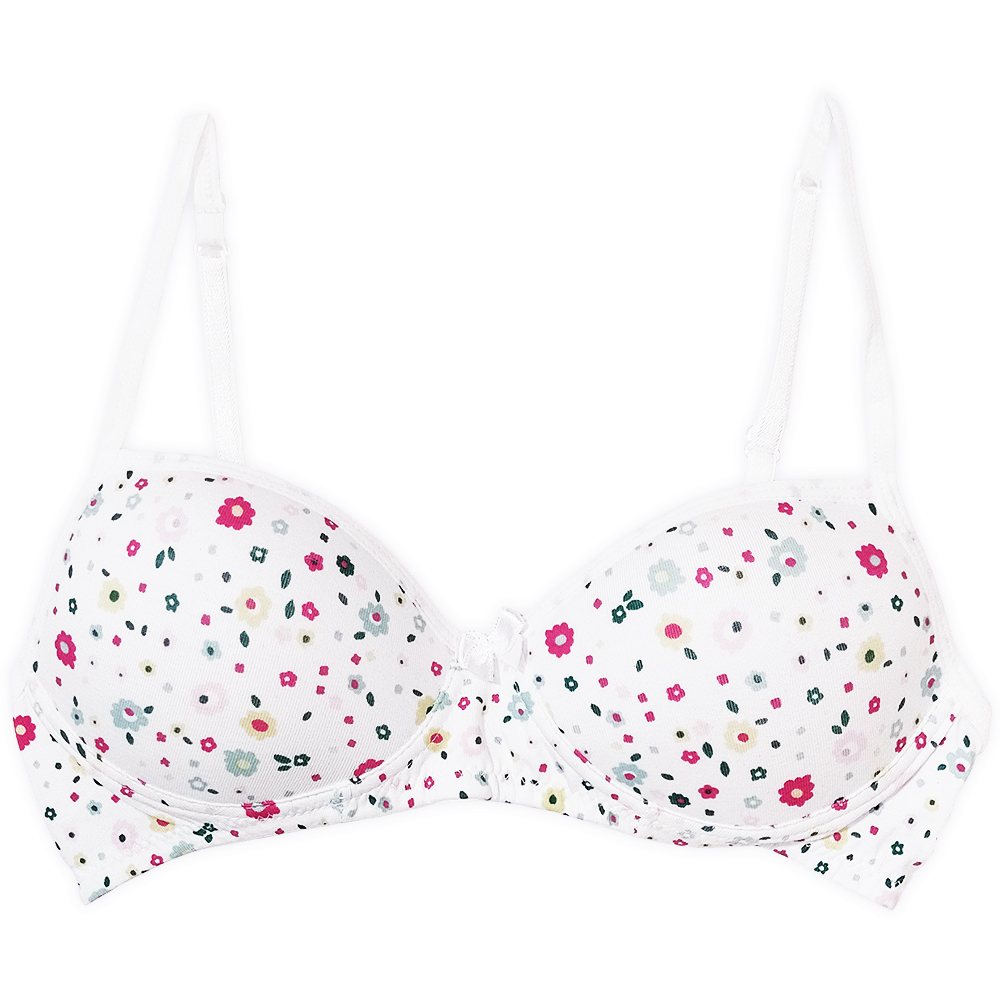 4000-376 Бюстгальтер для девочки (мелкие цветочки) (BAYKAR)