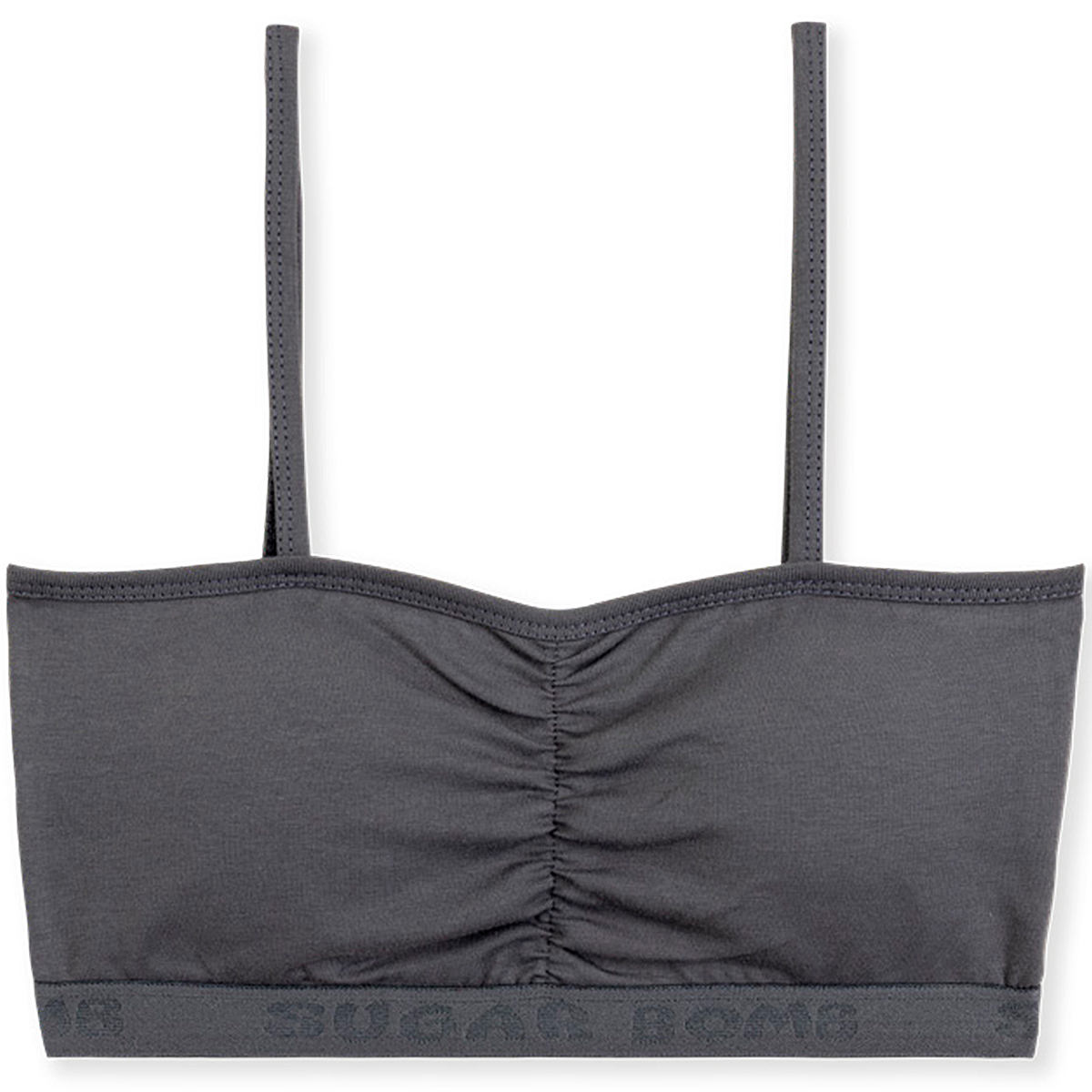 7615-22 Топ для девочек темно-серый (BAYKAR)