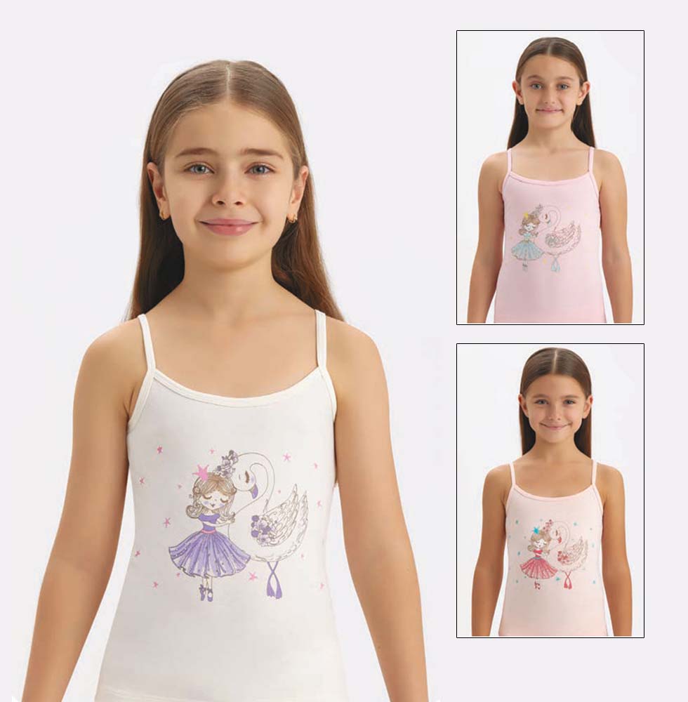 4926 Майка для девочек многоцвет (BAYKAR)