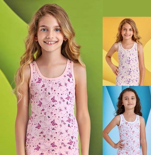4688-356 Майка для девочек многоцвет (BAYKAR)