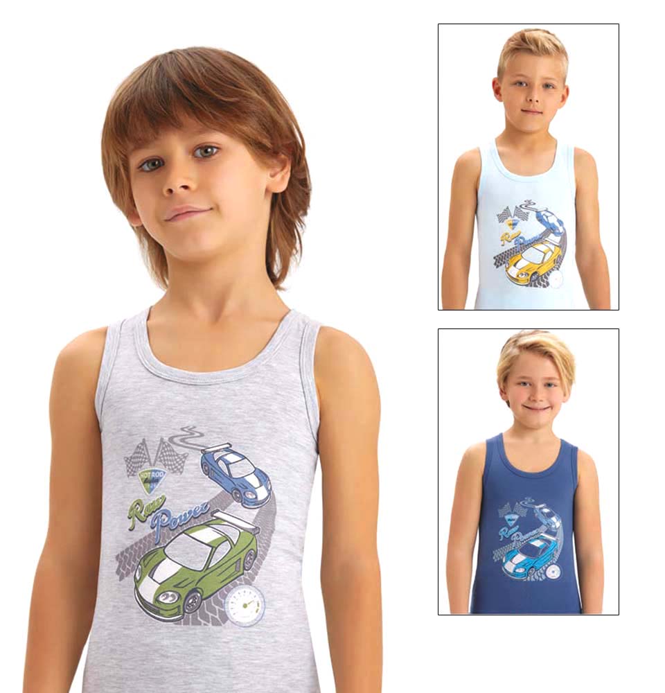 2660 майка для мальчиков многоцвет (BAYKAR)