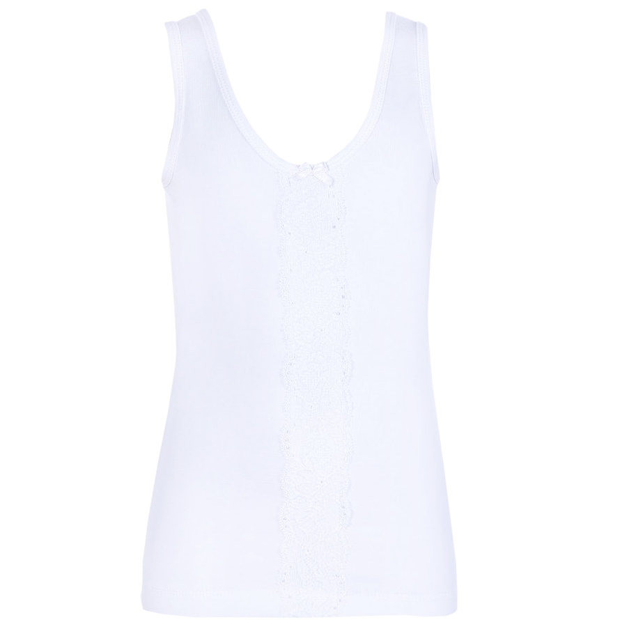 4206-01 Майка для девочек белая (BAYKAR)