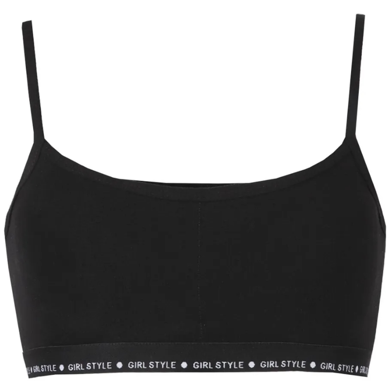 4012-02 Топ для девочки черный (BAYKAR)