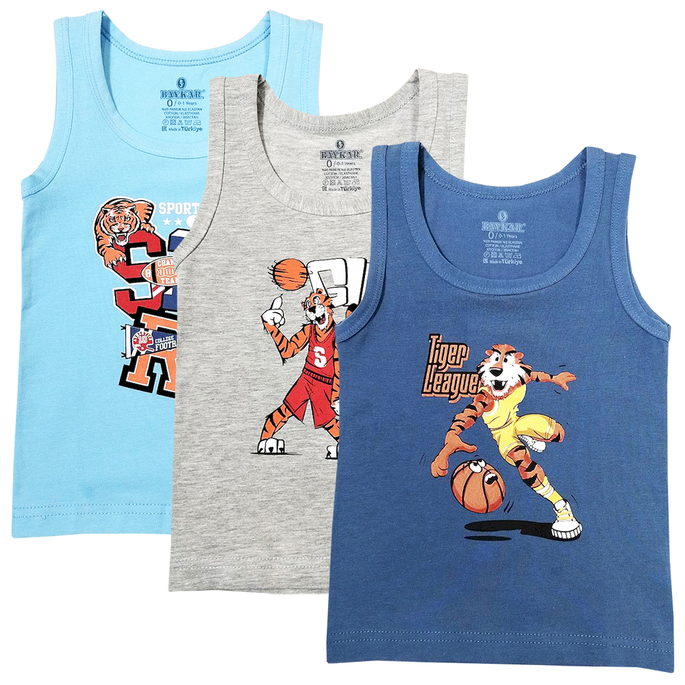 2434 Майка для мальчика многоцвет (BAYKAR)