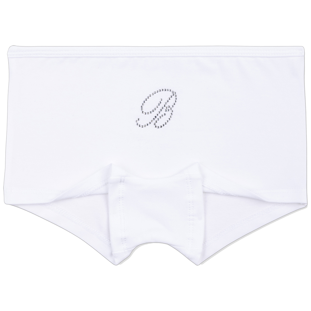 5188-01 Трусы шорты для девочки белые (BAYKAR)