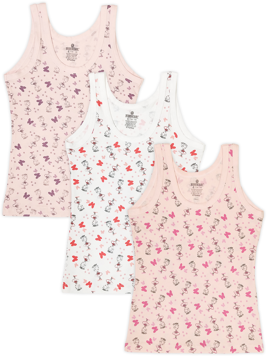 4114 майка для девочки многоцвет (BAYKAR)