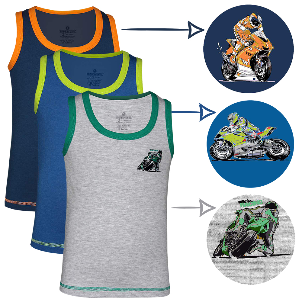 2384 Майка для мальчика многоцвет (BAYKAR)