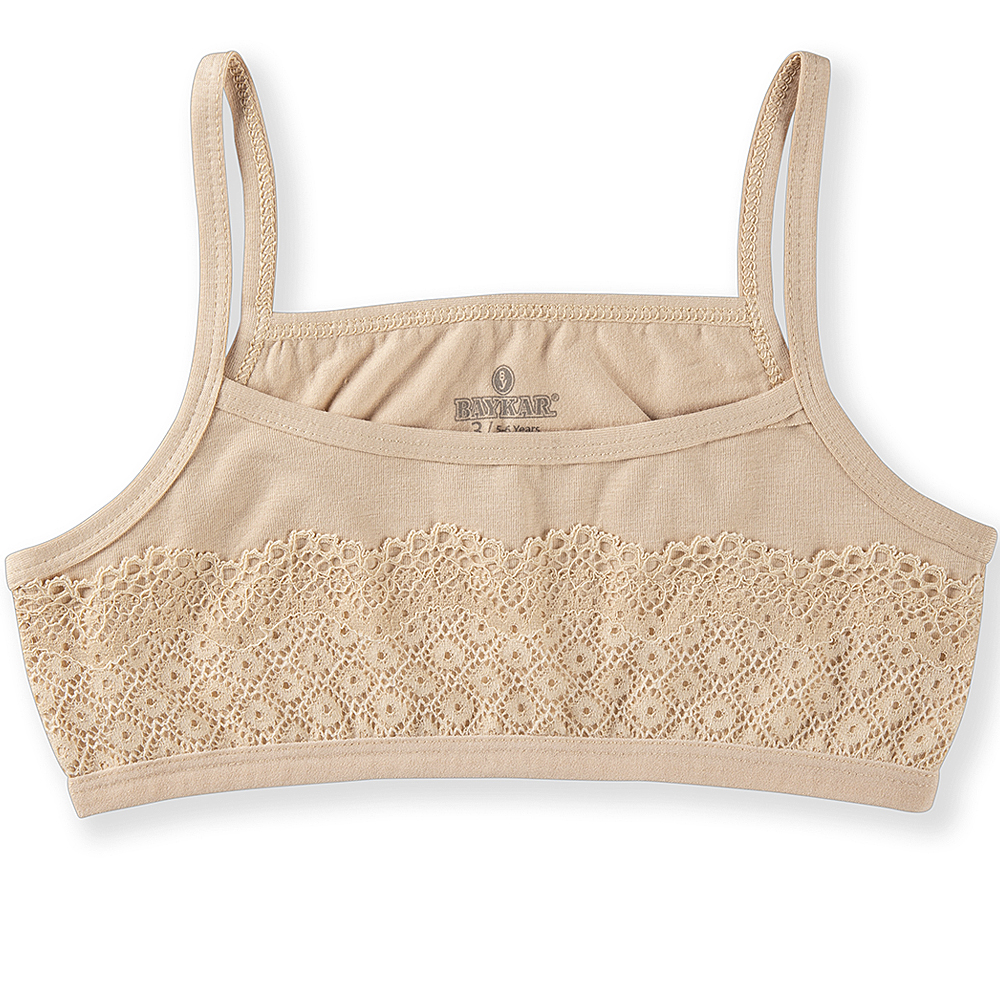 4490-03 Топ для девочки бежевый (BAYKAR)