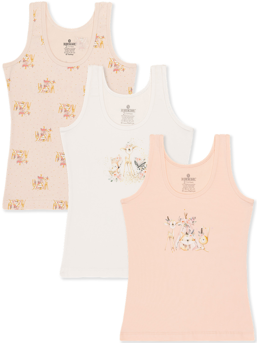 4872 Майка для девочки многоцвет (BAYKAR)