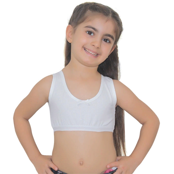 4768-01 Топ для девочки белый (BAYKAR)