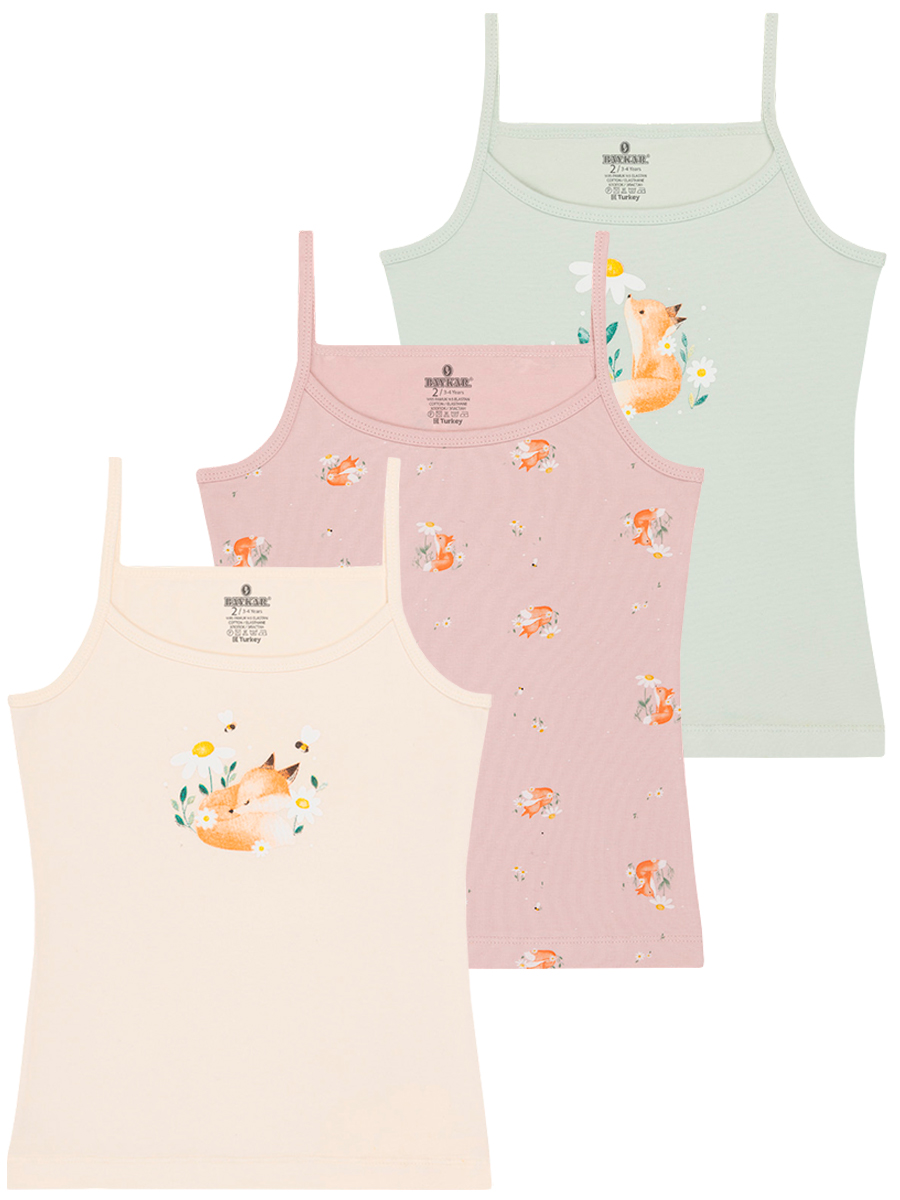 4838 Майка для девочки многоцвет (BAYKAR)