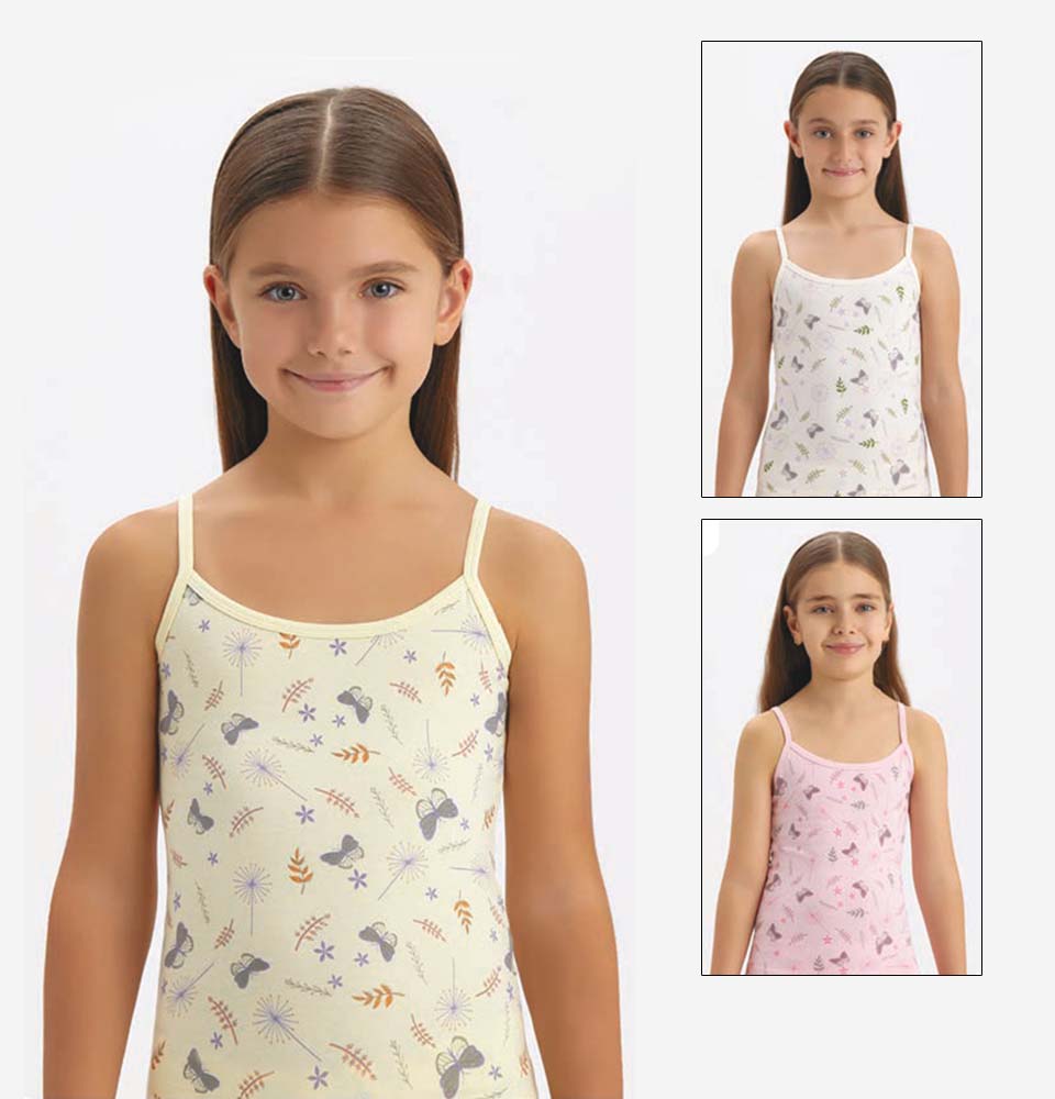 4300 Майка для девочек многоцвет (BAYKAR)