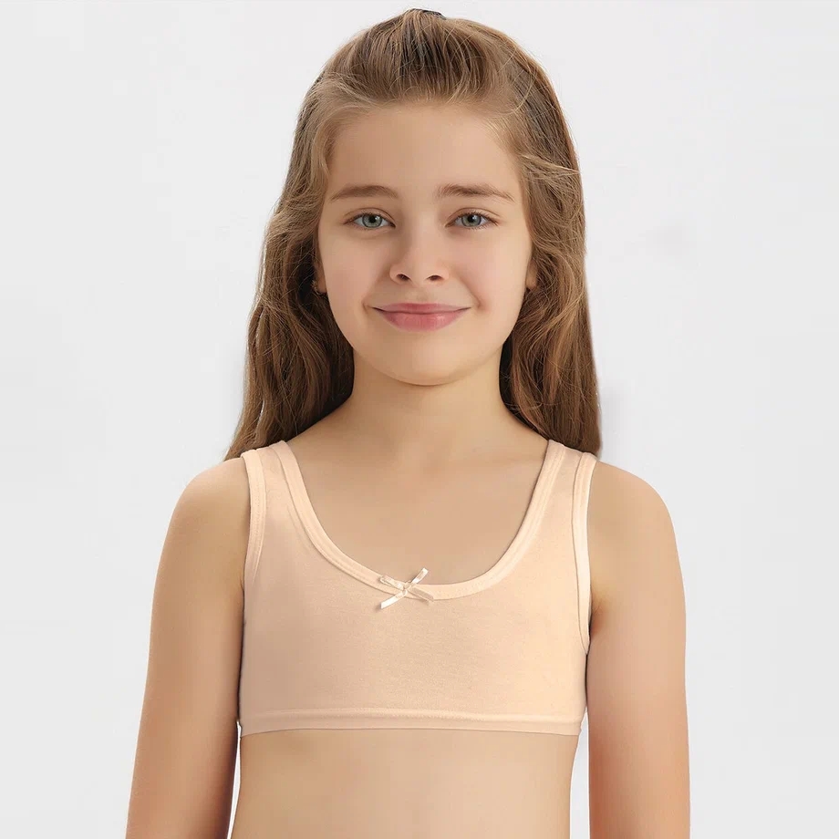 4768-03 Топ для девочки бежевый (BAYKAR)