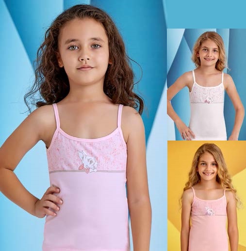 4670-99 Майка для девочек многоцвет (BAYKAR)