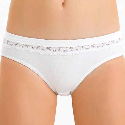 5397-01 Трусы для девочек белые (BAYKAR)