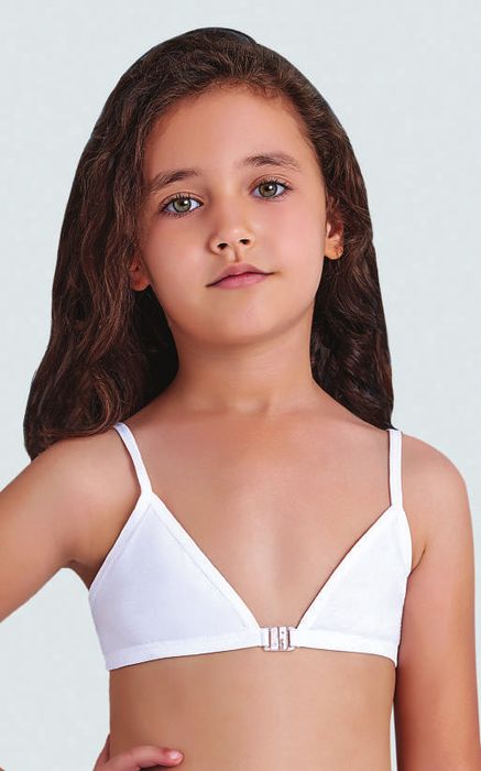 4350-01 Топ для девочек белый (BAYKAR)