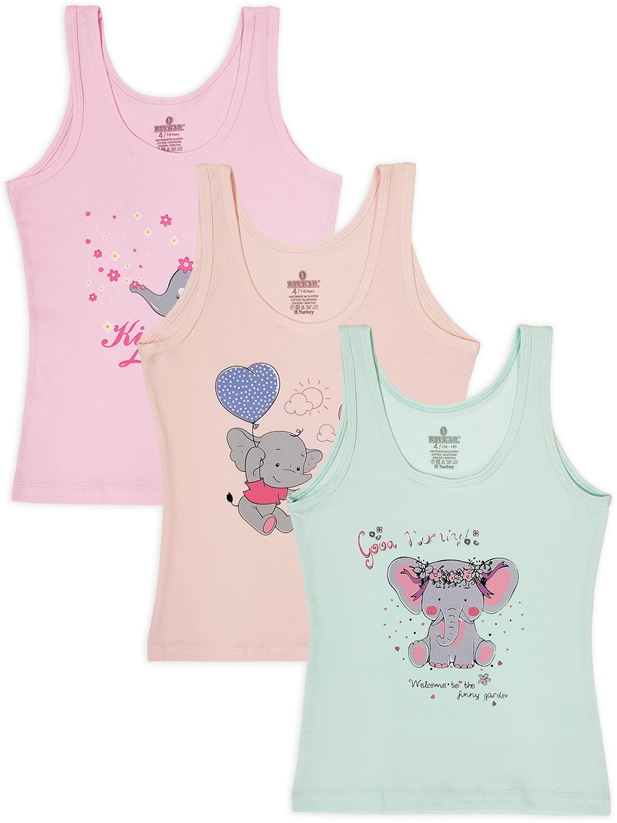 4562 Майка д/дев многоцвет (BAYKAR)