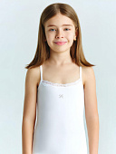 4334-01 Майка для девочки белая (BAYKAR)