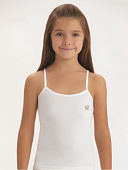 4108-01 Майка для девочек белая (BAYKAR)