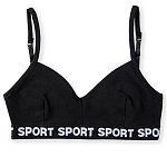 4026-02 Топ для девочки черный (BAYKAR)