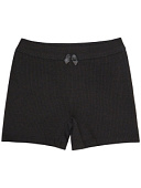 5111-02 Трусы шорты для девочки черные (BAYKAR)